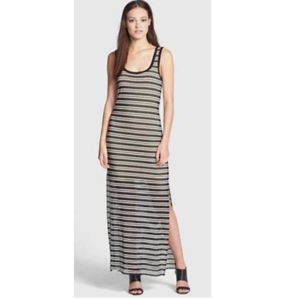 Bailey 44 | Anthropologie Mesh Eyelet Knit Stretch Sleeveless Maxi | Size XS